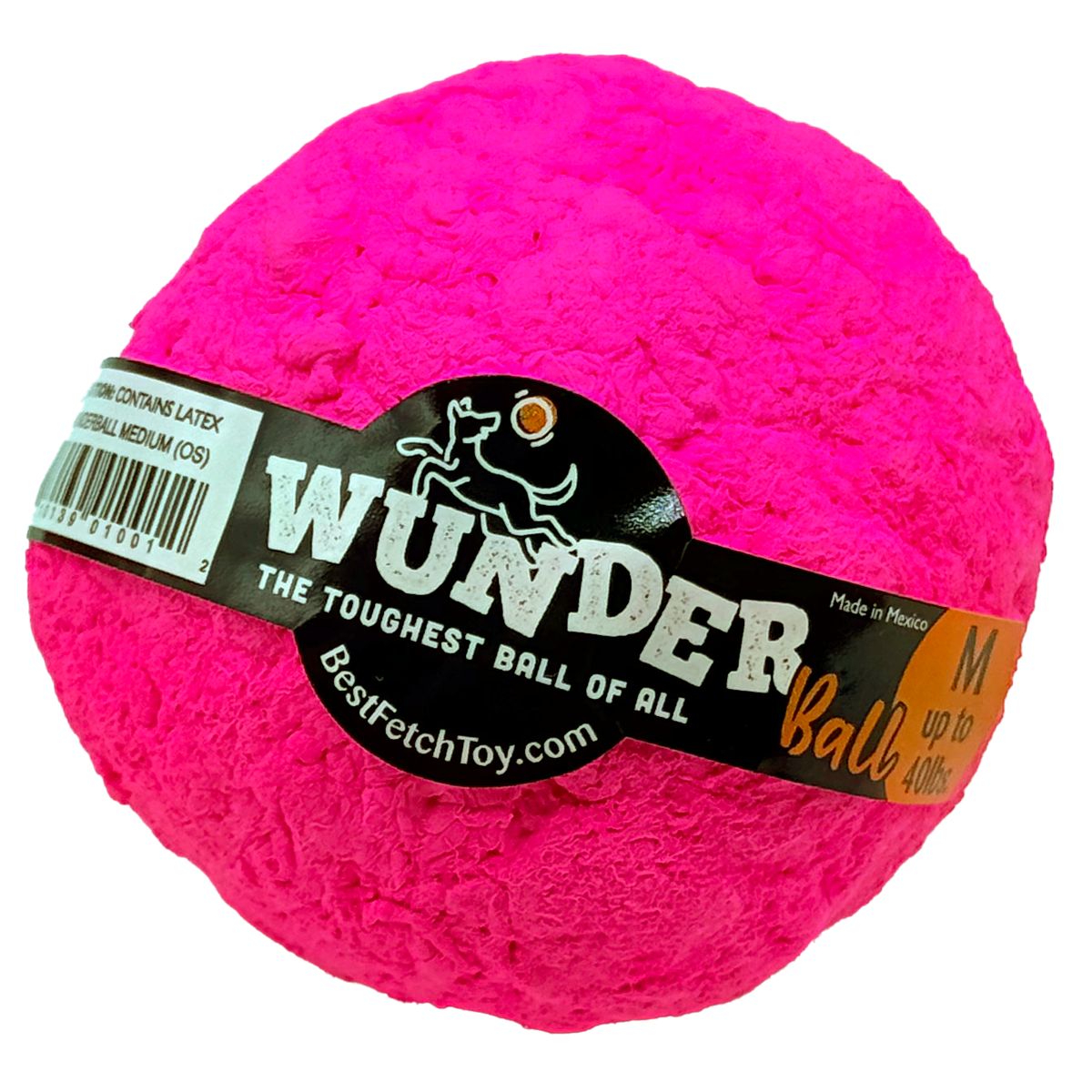 WUNDERball – Indestructible Natural Rubber Fetch Ball for Dogs