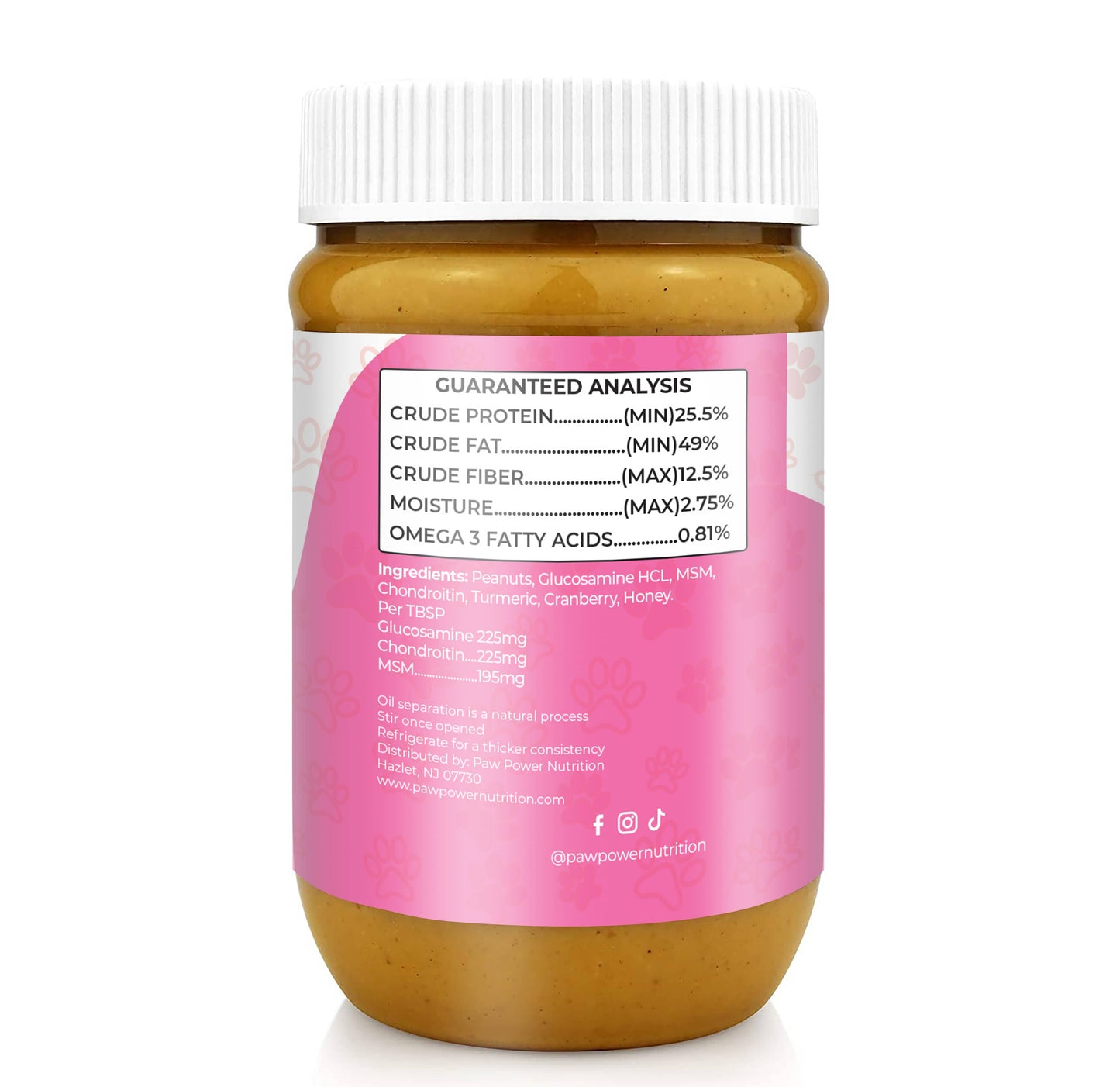 Dawg Butter Berry Flexible – Hip & Joint Support Peanut Butter for Dogs