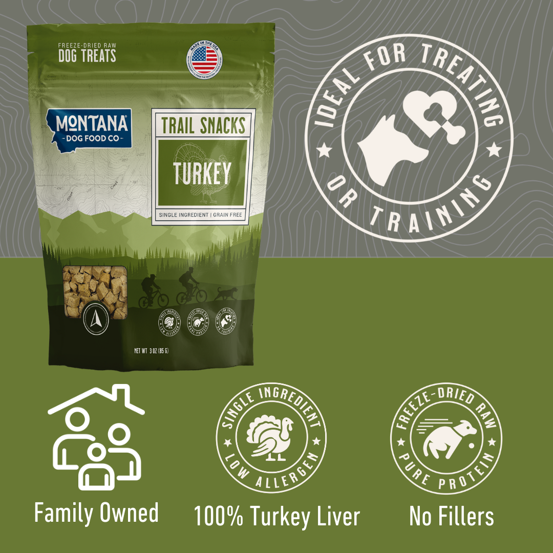 Freeze-Dried Turkey Liver Dog Treats – Raw, Single Ingredient, 3oz