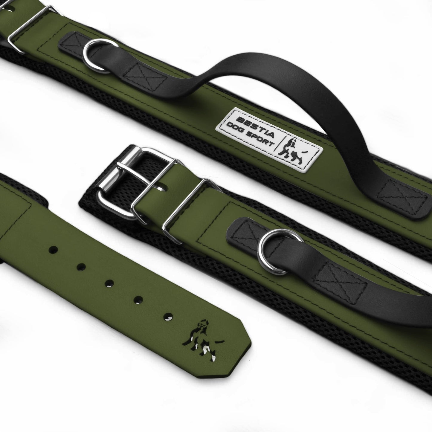 BESTIA Dog Sport Handle Collar – Ultra Heavy-Duty Training Collar