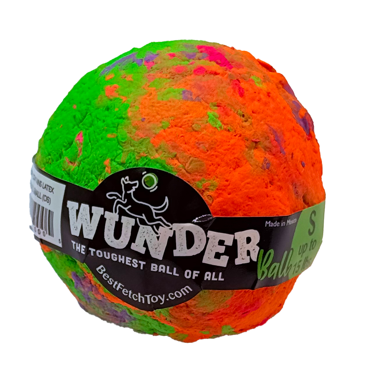 WUNDERball – Indestructible Natural Rubber Fetch Ball for Dogs