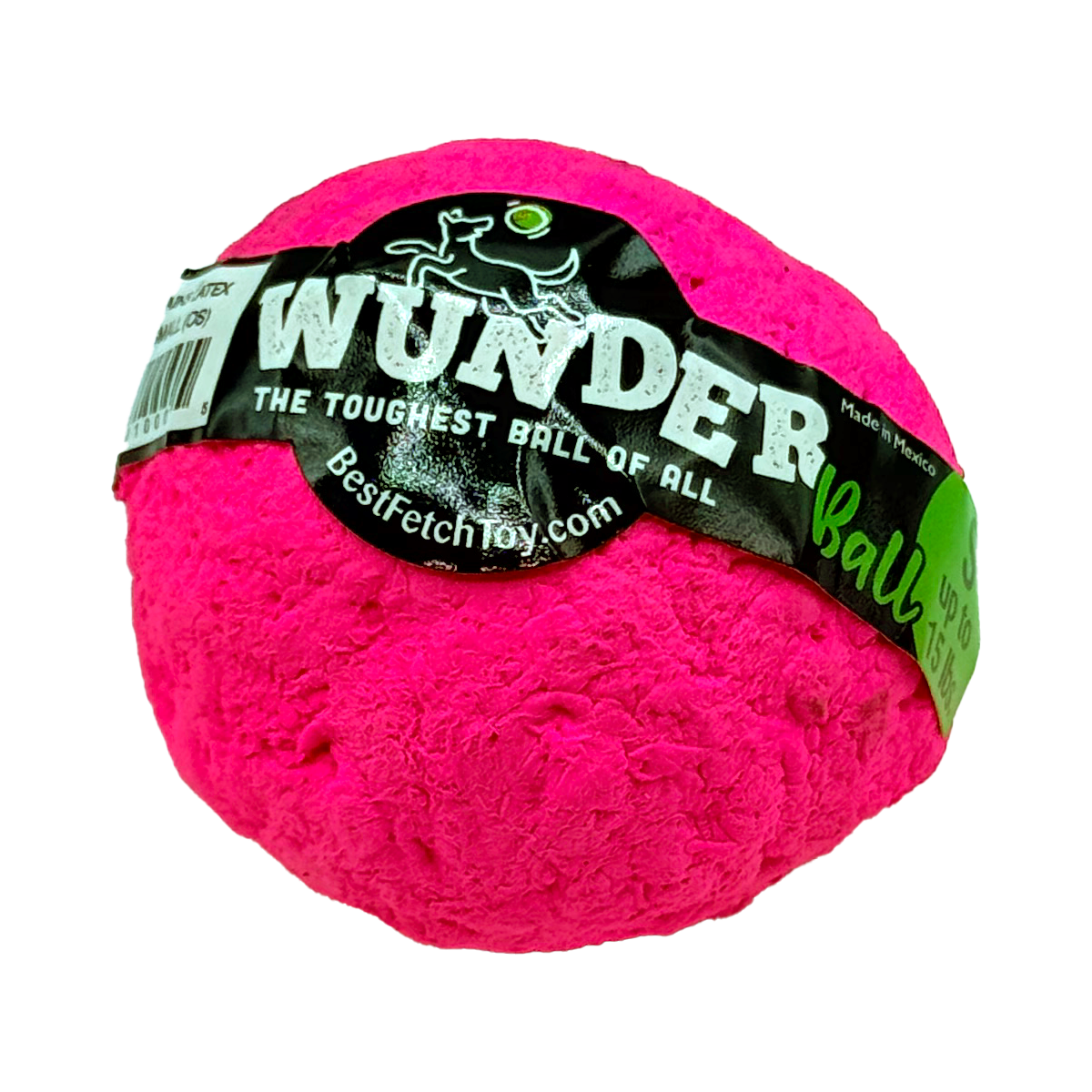 WUNDERball – Indestructible Natural Rubber Fetch Ball for Dogs