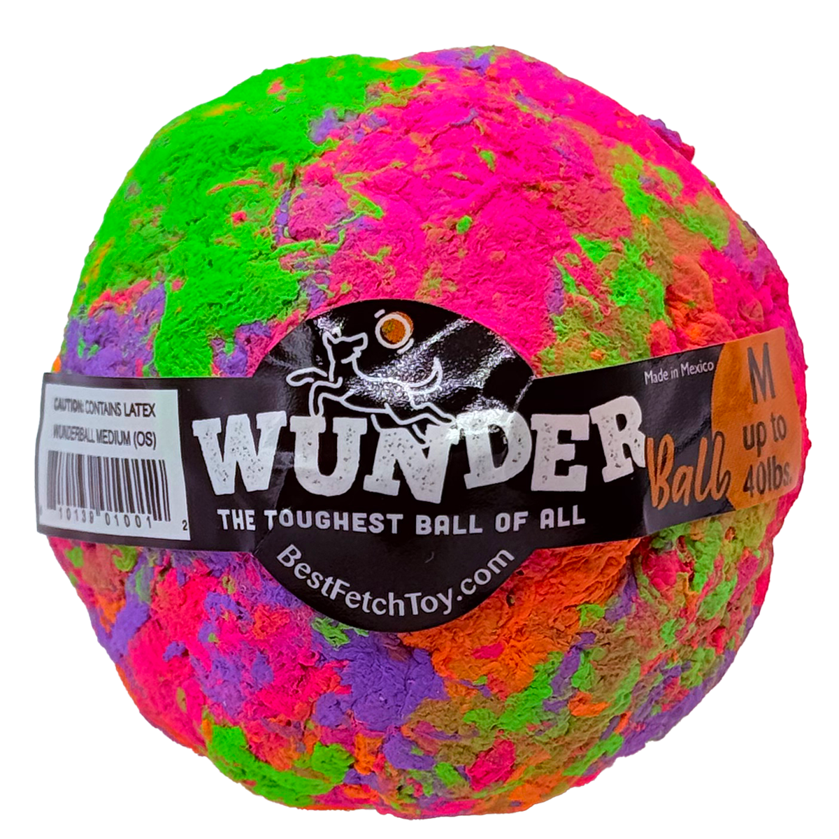 WUNDERball – Indestructible Natural Rubber Fetch Ball for Dogs