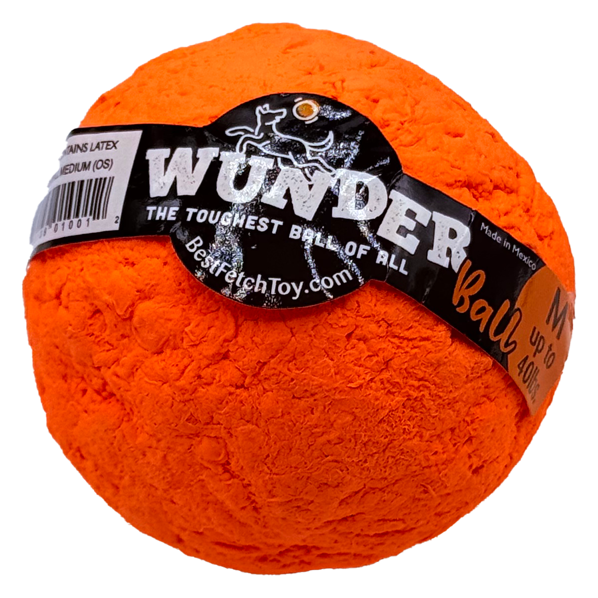 WUNDERball – Indestructible Natural Rubber Fetch Ball for Dogs
