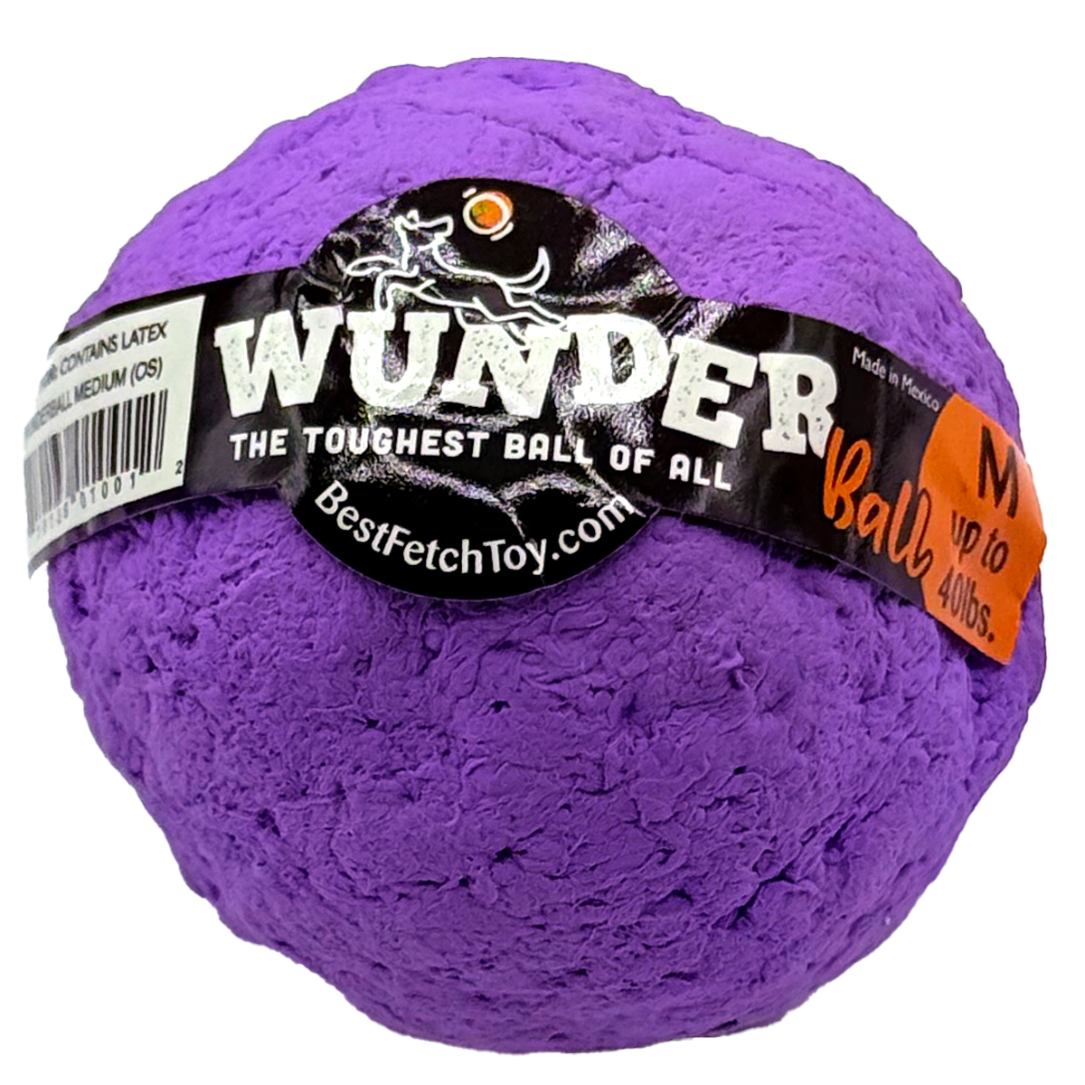 WUNDERball – Indestructible Natural Rubber Fetch Ball for Dogs