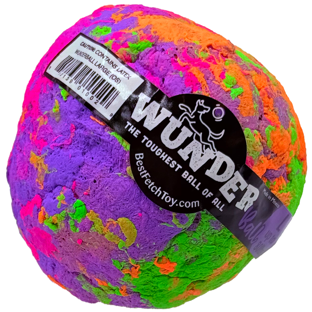 WUNDERball – Indestructible Natural Rubber Fetch Ball for Dogs