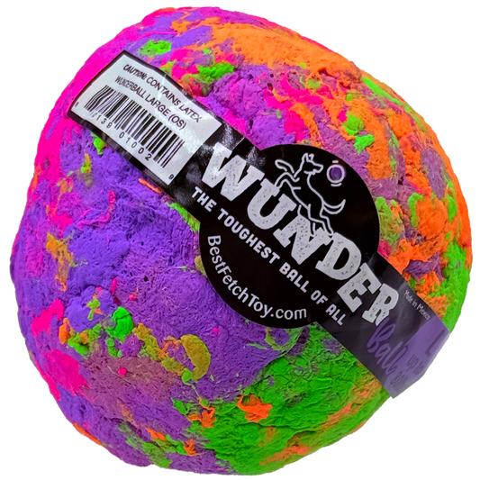 WUNDERball – Indestructible Natural Rubber Fetch Ball for Dogs