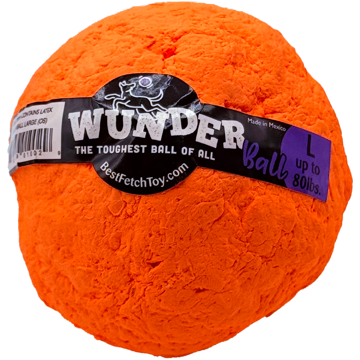 WUNDERball – Indestructible Natural Rubber Fetch Ball for Dogs