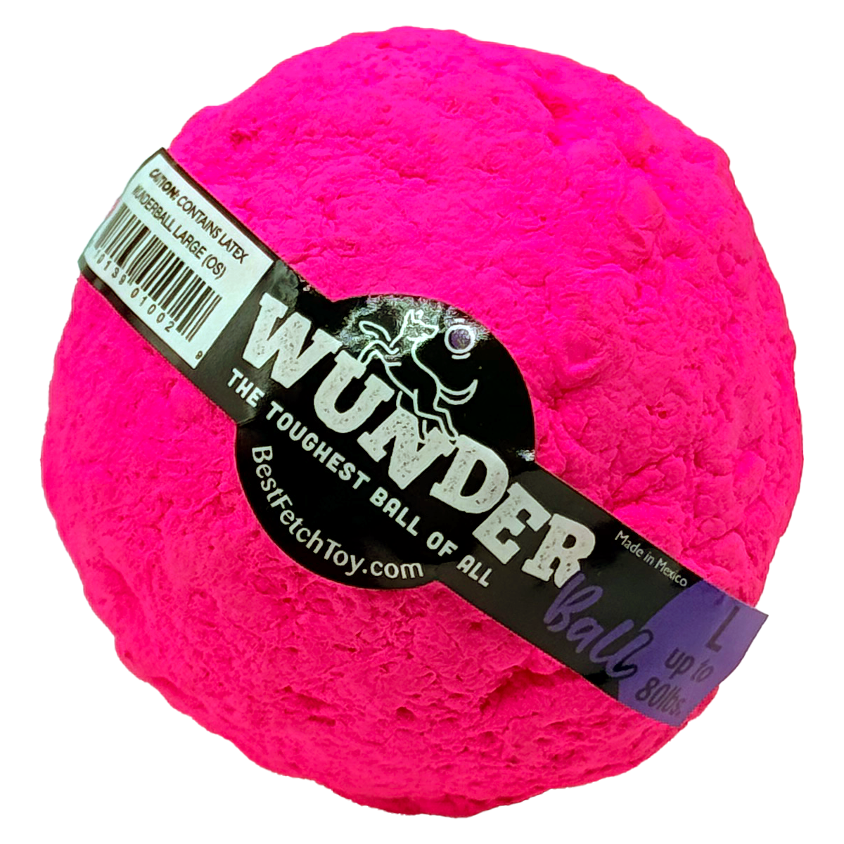 WUNDERball – Indestructible Natural Rubber Fetch Ball for Dogs