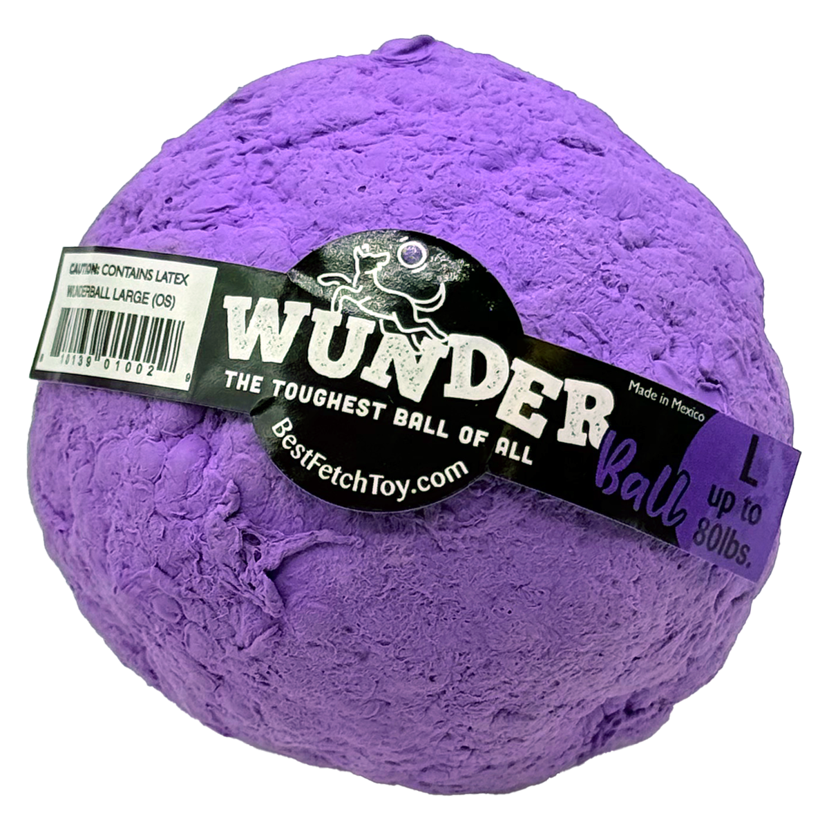 WUNDERball – Indestructible Natural Rubber Fetch Ball for Dogs