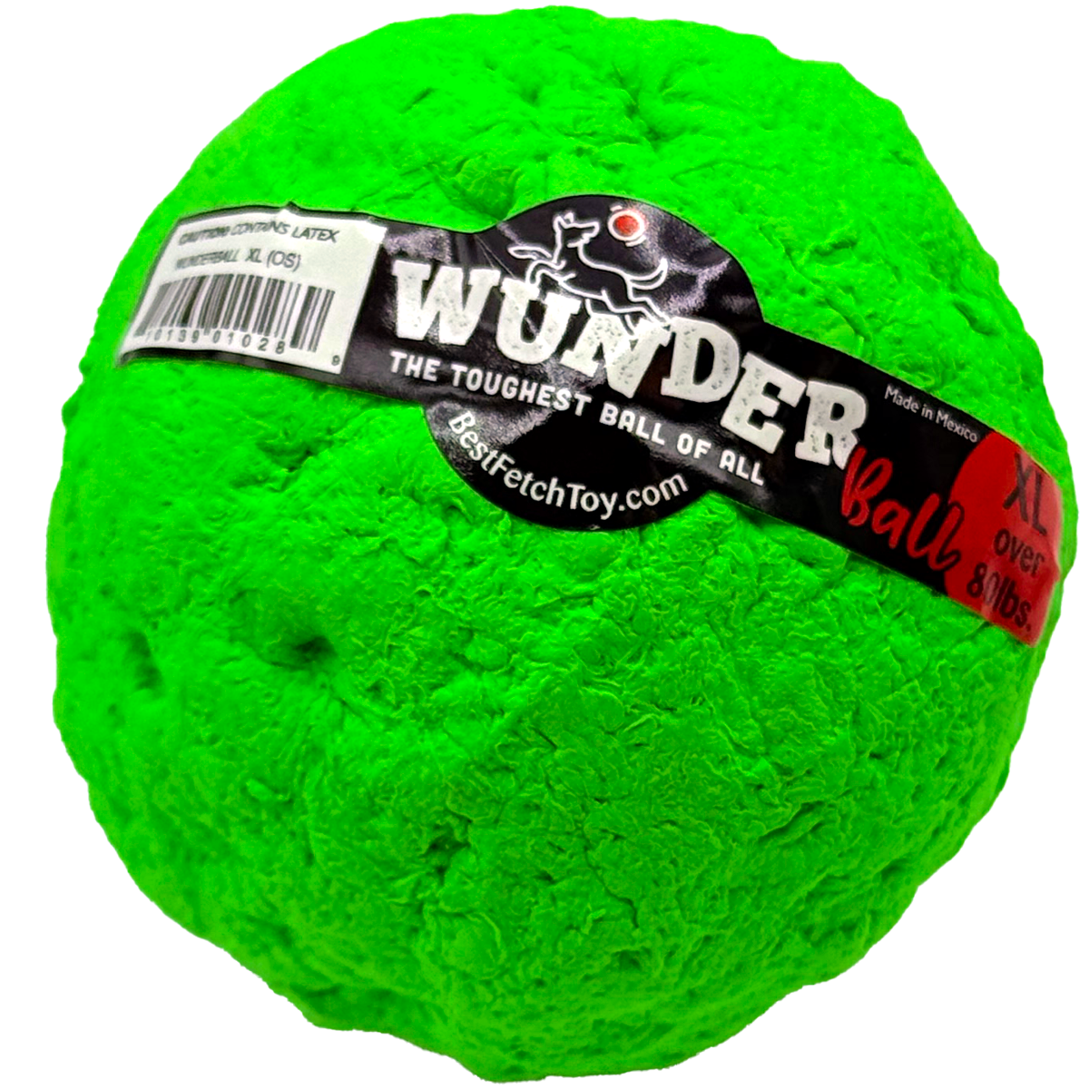 WUNDERball – Indestructible Natural Rubber Fetch Ball for Dogs
