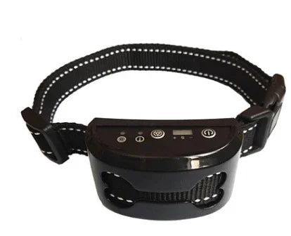 Anti-Bark Training Collar — Shock, Ultrasonic & Voice Modes