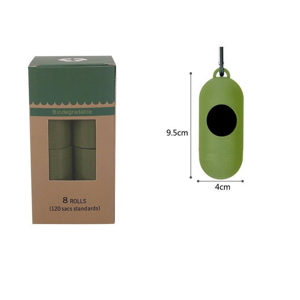 EcoPaws Biodegradable Dog Poop Bags – 16 Rolls + Dispenser, Leak-Proof & Odor-Sealing