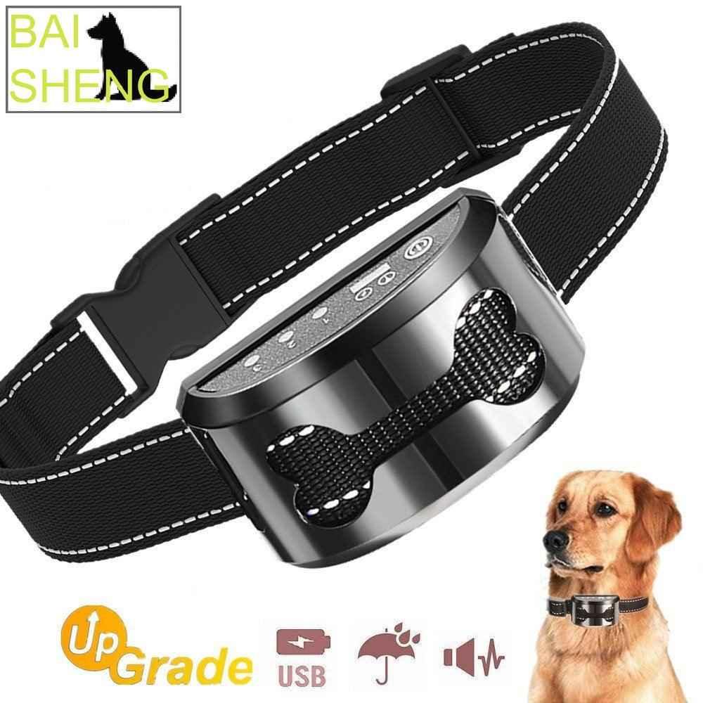 Anti-Bark Training Collar — Shock, Ultrasonic & Voice Modes