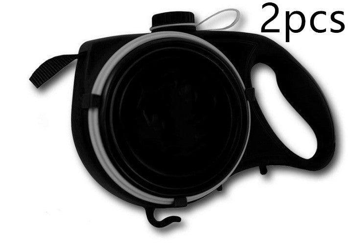 Retractable Dog Leash with Folding Bowl – 360° Tangle-Free, Ergonomic Handle, 3 Colors