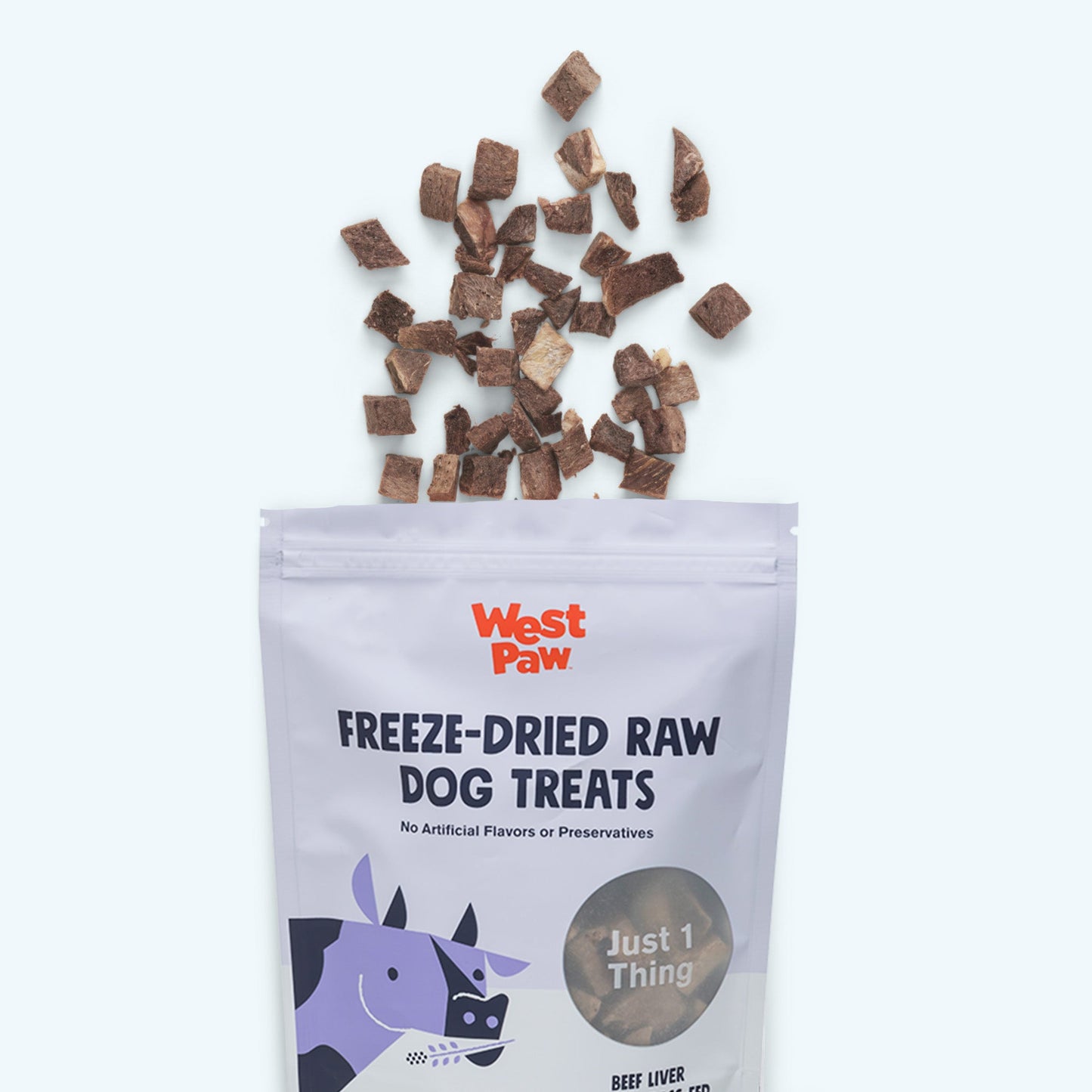 West Paw Beef Liver Dog Treats – Freeze-Dried, Single Ingredient | 2.5 oz