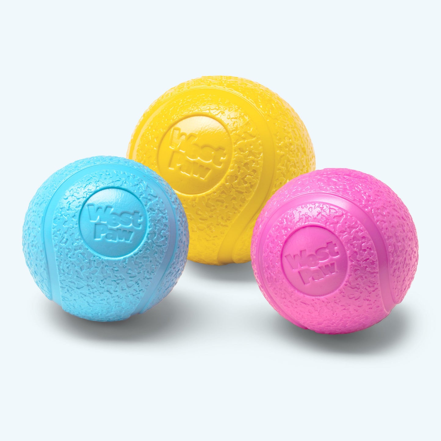 West Paw Boundr Dog Ball – Hollow Core, Tougher Than Tennis | Fetch, Chew & Float | S & L