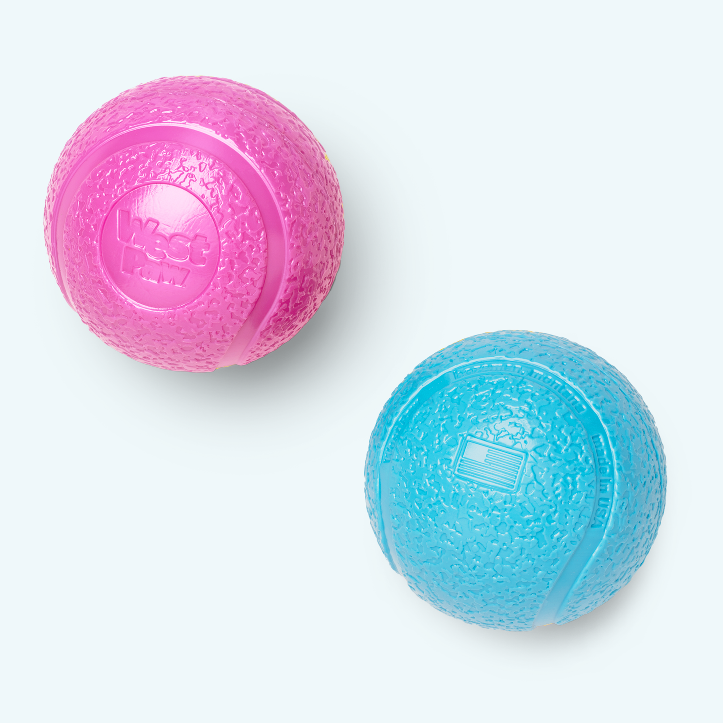 West Paw Boundr Dog Ball – Hollow Core, Tougher Than Tennis | Fetch, Chew & Float | S & L