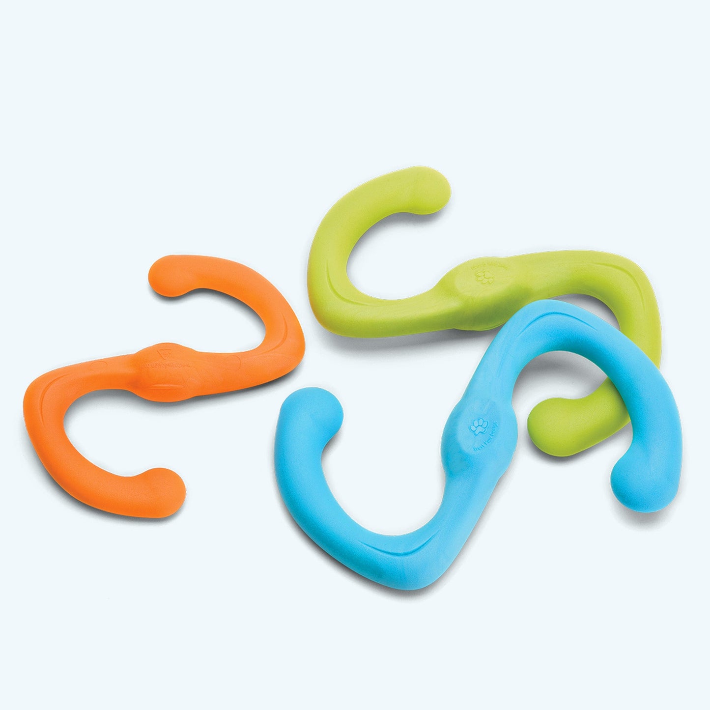 West Paw Bumi Dog Tug Toy – Stretches to 2x Its Length | S-Shape Fetch & Tug | S & L