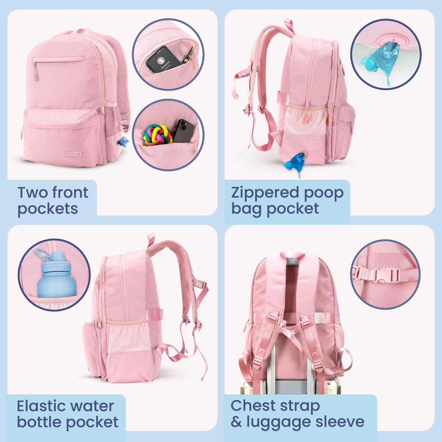 The Original Doggy Bag™ Backpack for Dog Supplies
