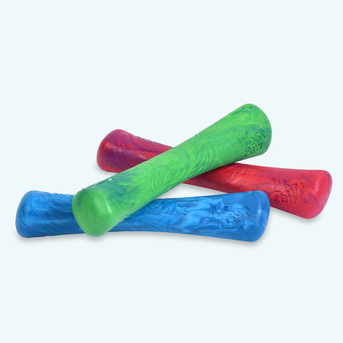 West Paw Drifty Dog Chew Toy – Dishwasher-Safe Bone | Seaflex™ Recycled Material | S & L