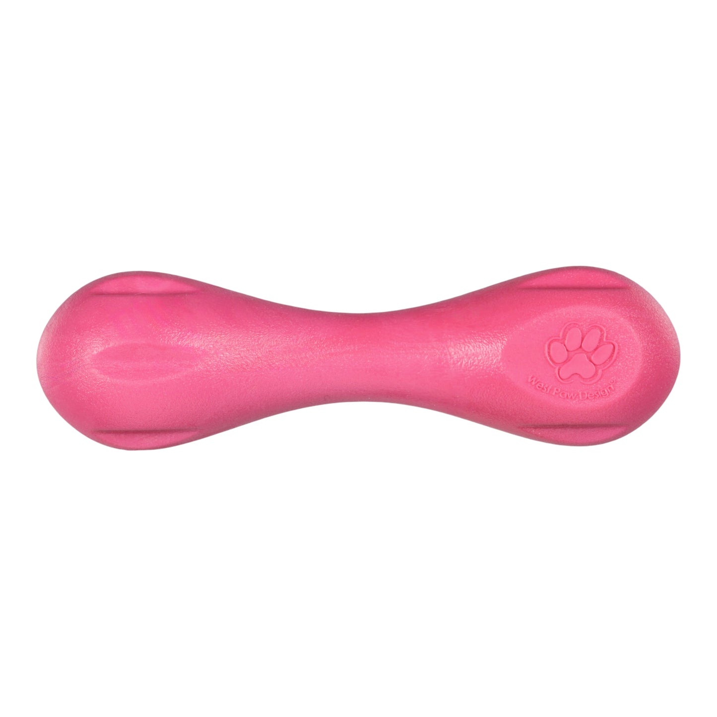 West Paw Hurley Dog Chew Toy – Geranium | Nearly Indestructible Fetch Bone