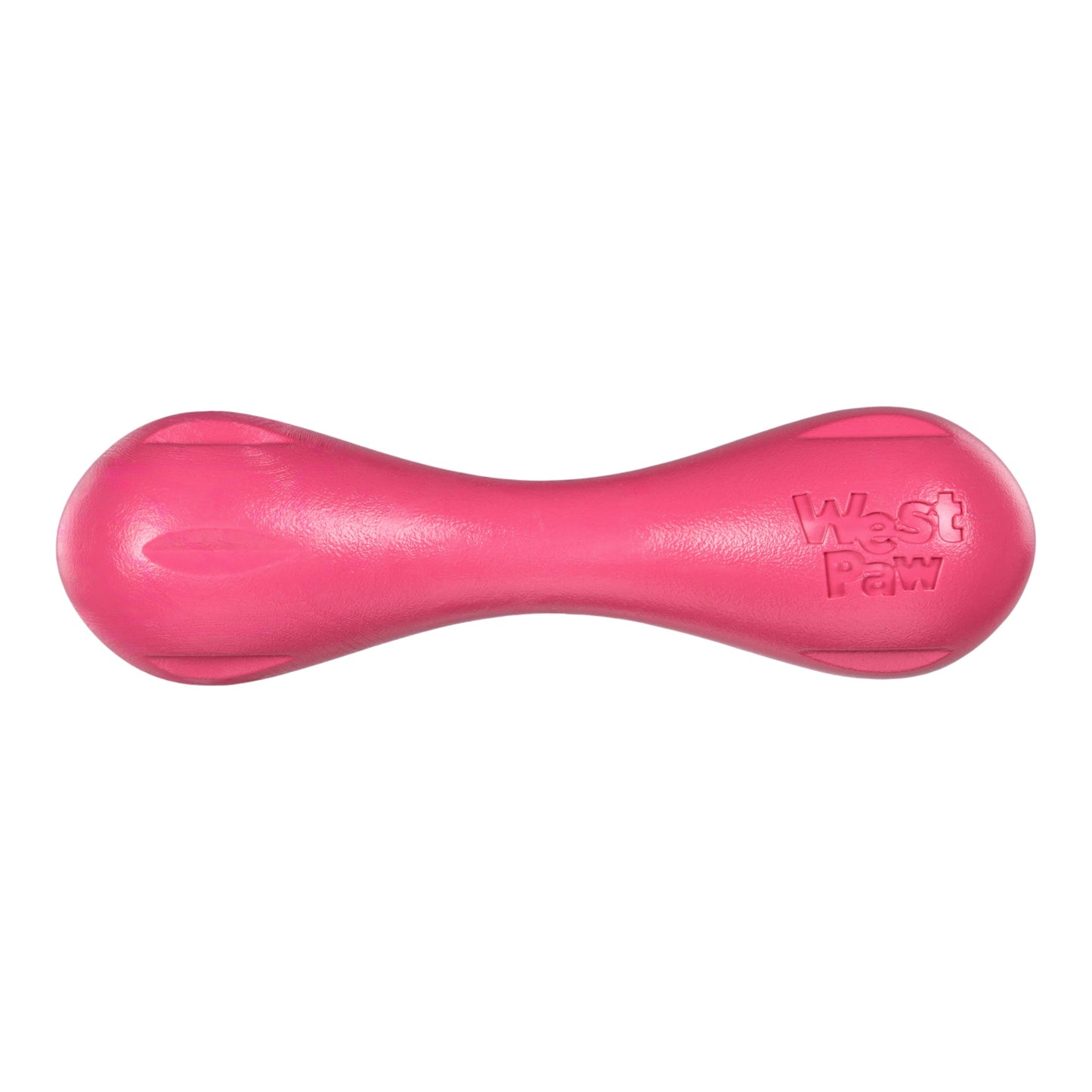 West Paw Hurley Dog Chew Toy – Geranium | Nearly Indestructible Fetch Bone