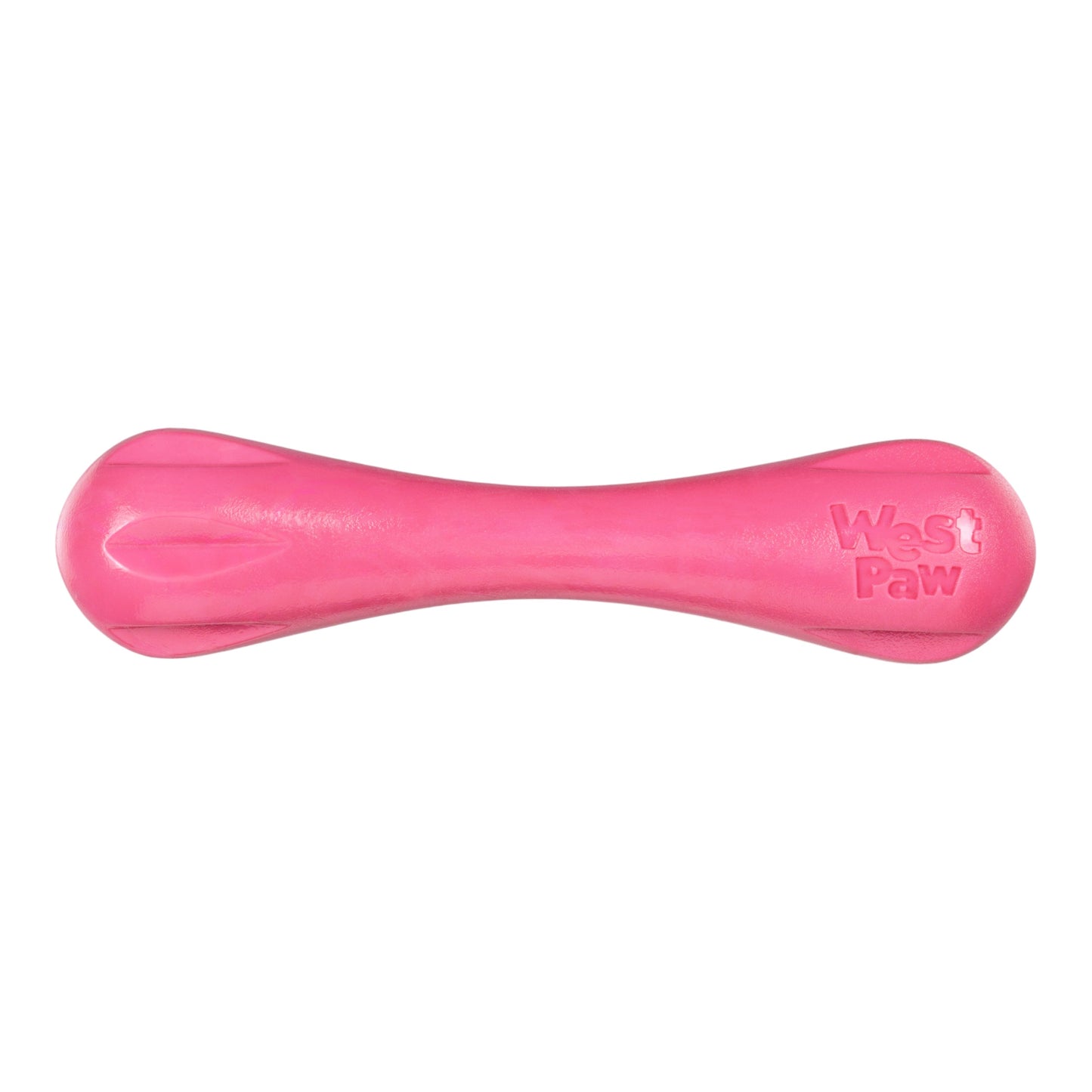 West Paw Hurley Dog Chew Toy – Geranium | Nearly Indestructible Fetch Bone