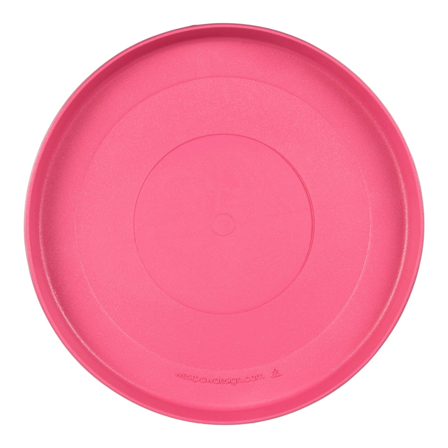 West Paw Zisc Dog Flying Disc – Geranium | Soft & Floatable Frisbee for Gentle Chewers
