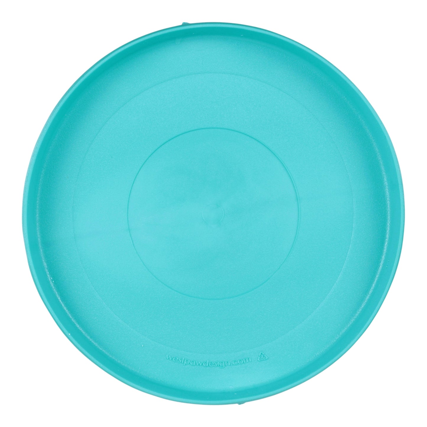 West Paw Zisc Dog Flying Disc – Teal | Soft & Floatable Frisbee for Gentle Chewers