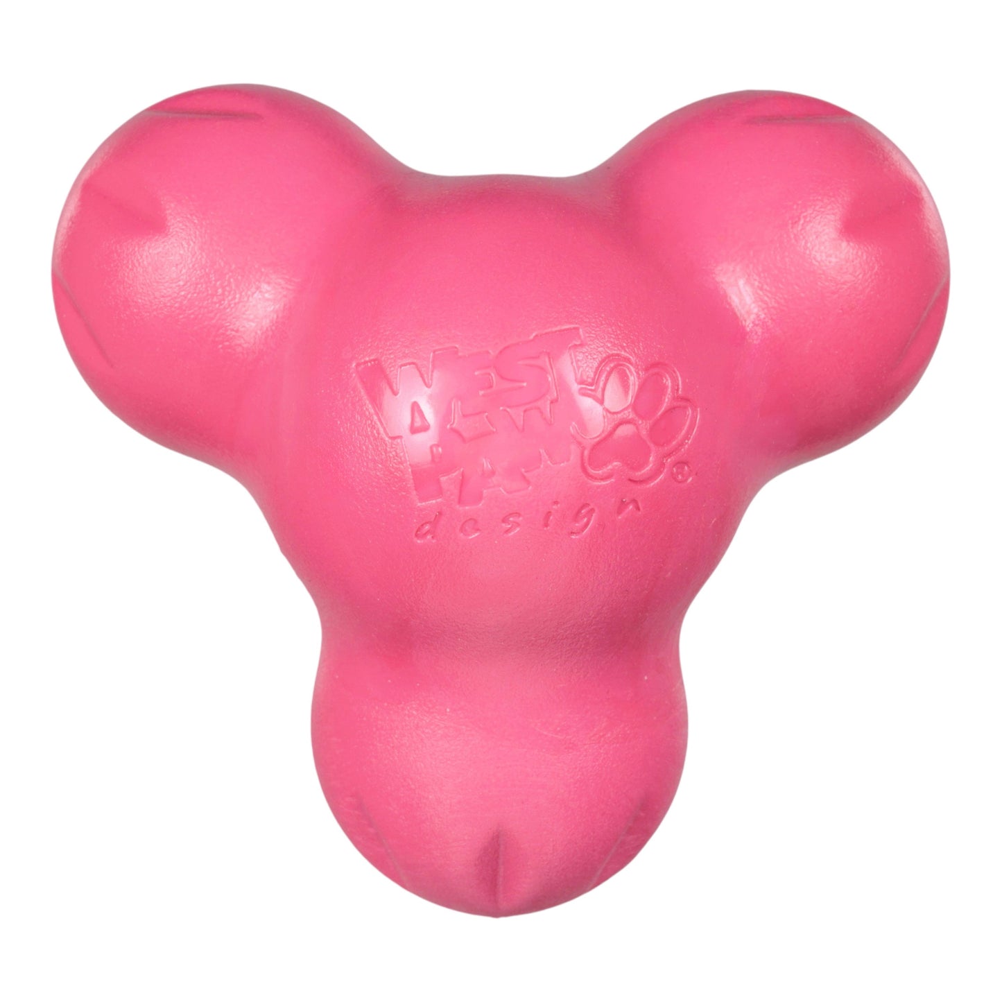 West Paw Tux Dog Treat Toy – Geranium | Toughest Treat Toy for Power Chewers