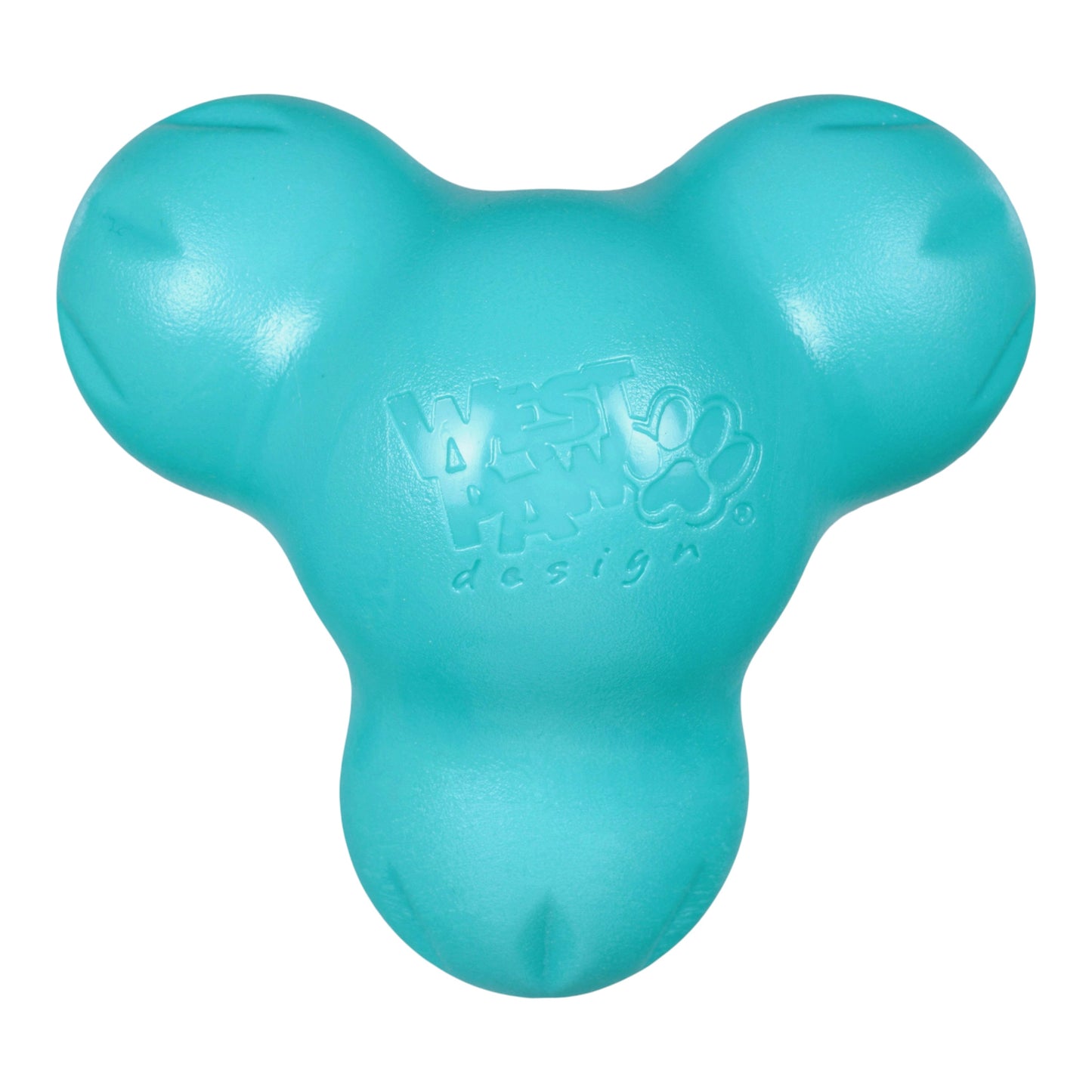 West Paw Tux Dog Treat Toy – Teal | Toughest Treat Toy for Power Chewers
