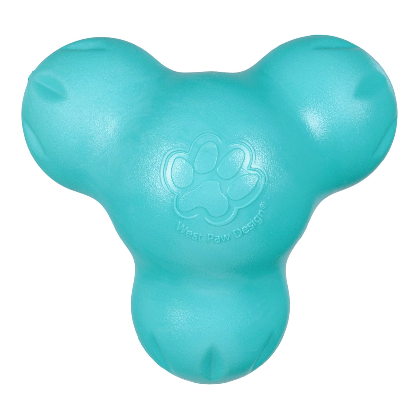 West Paw Tux Dog Treat Toy – Teal | Toughest Treat Toy for Power Chewers