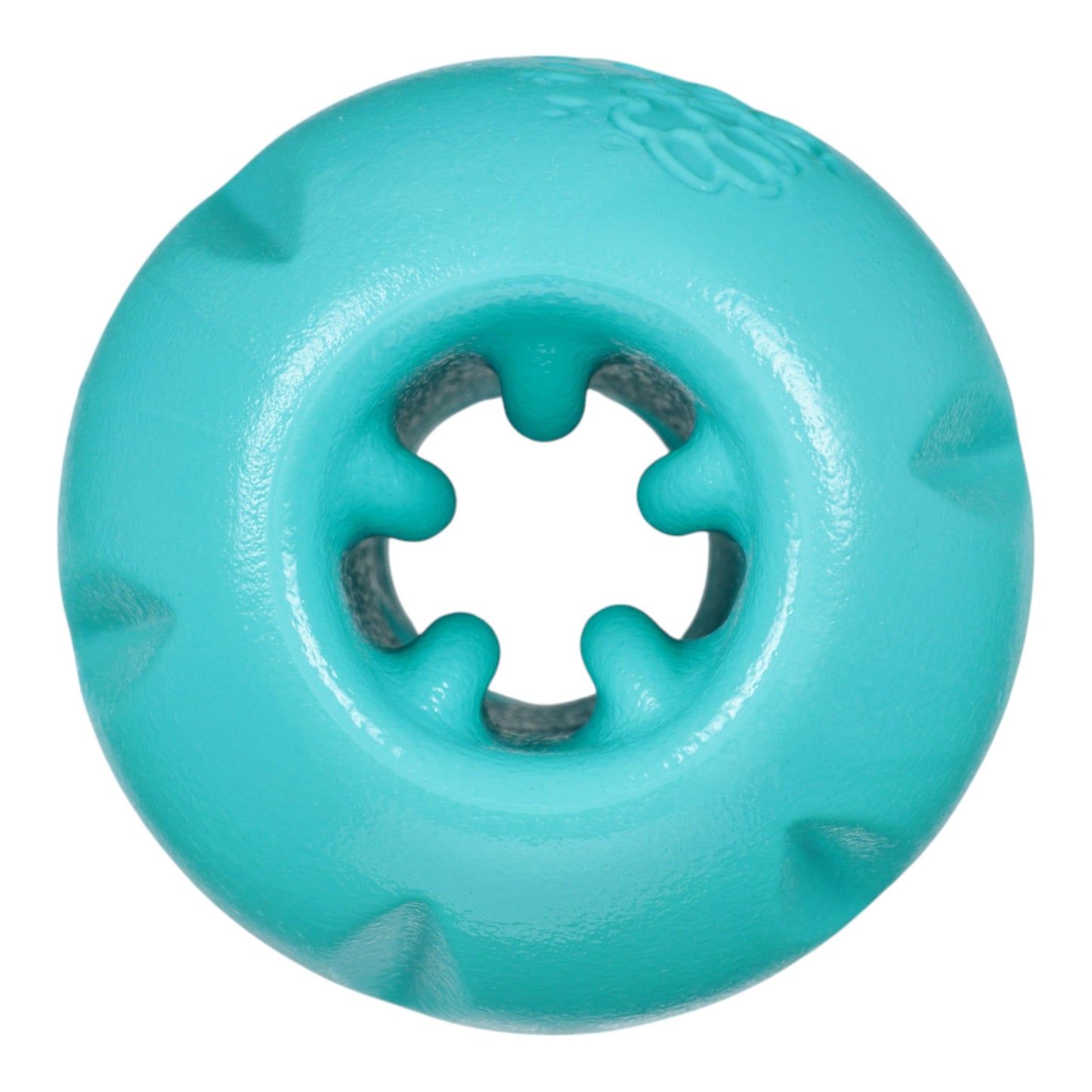 West Paw Qwizl Dog Treat Toy – Teal | Tough Chewer Treat Holder