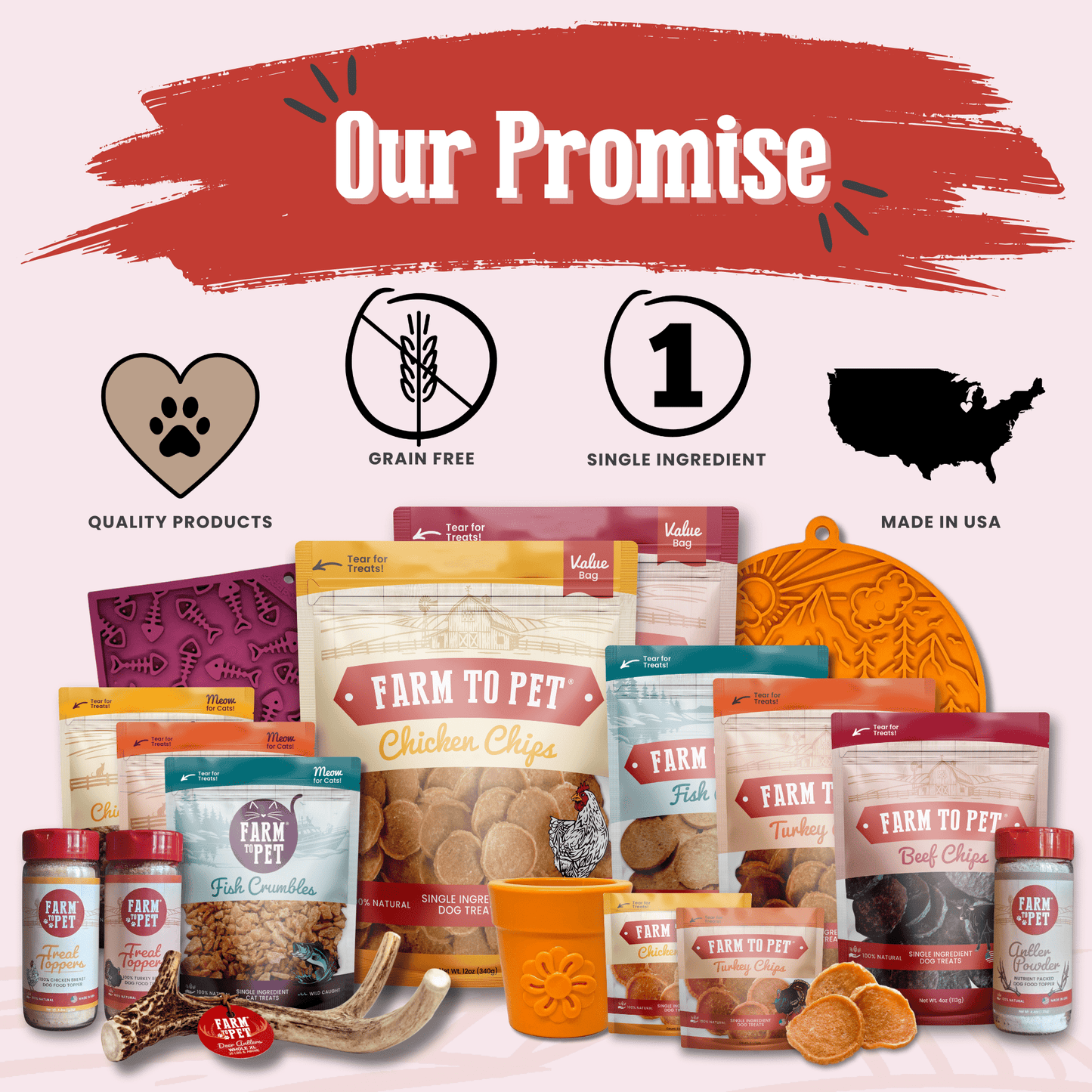 Beef Chips for Dogs – Single-Ingredient, Human-Grade | 6 Cal/Chip | Made in USA