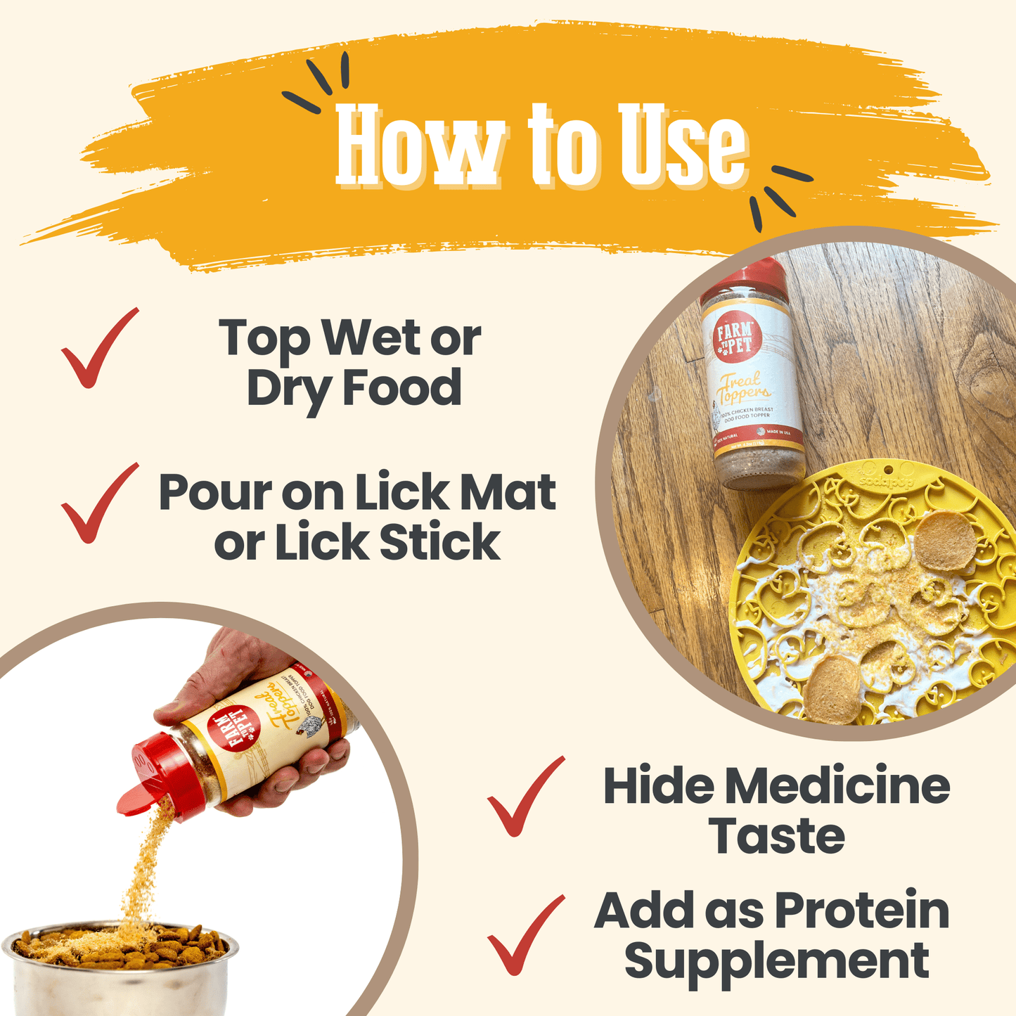 Chicken Dog Food Topper – Single-Ingredient, 80% Protein | Human-Grade | Made in USA
