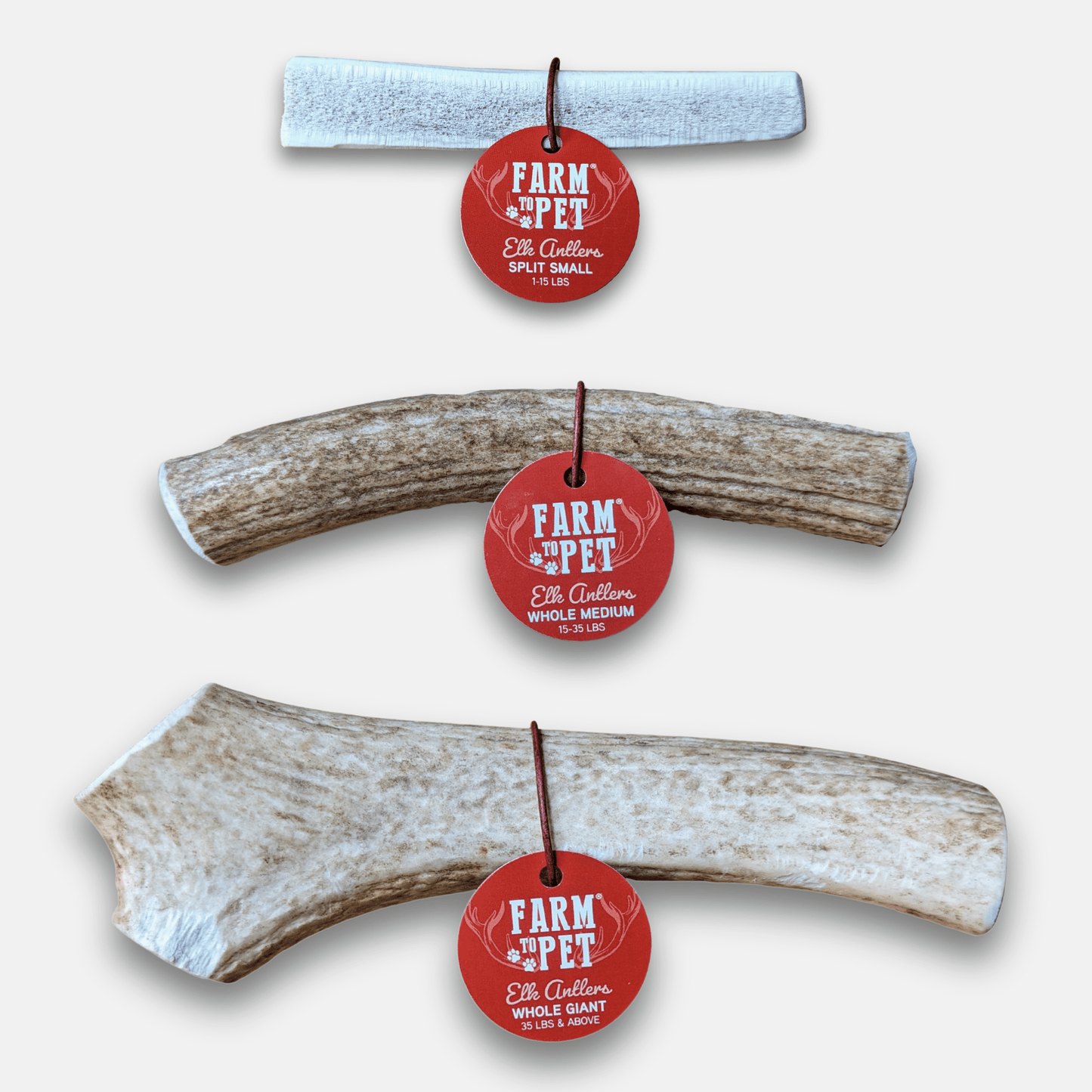 Elk Antler Dog Chews – Whole & Split | Splinter-Resistant, Non-Allergenic | Wild-Harvested Wyoming