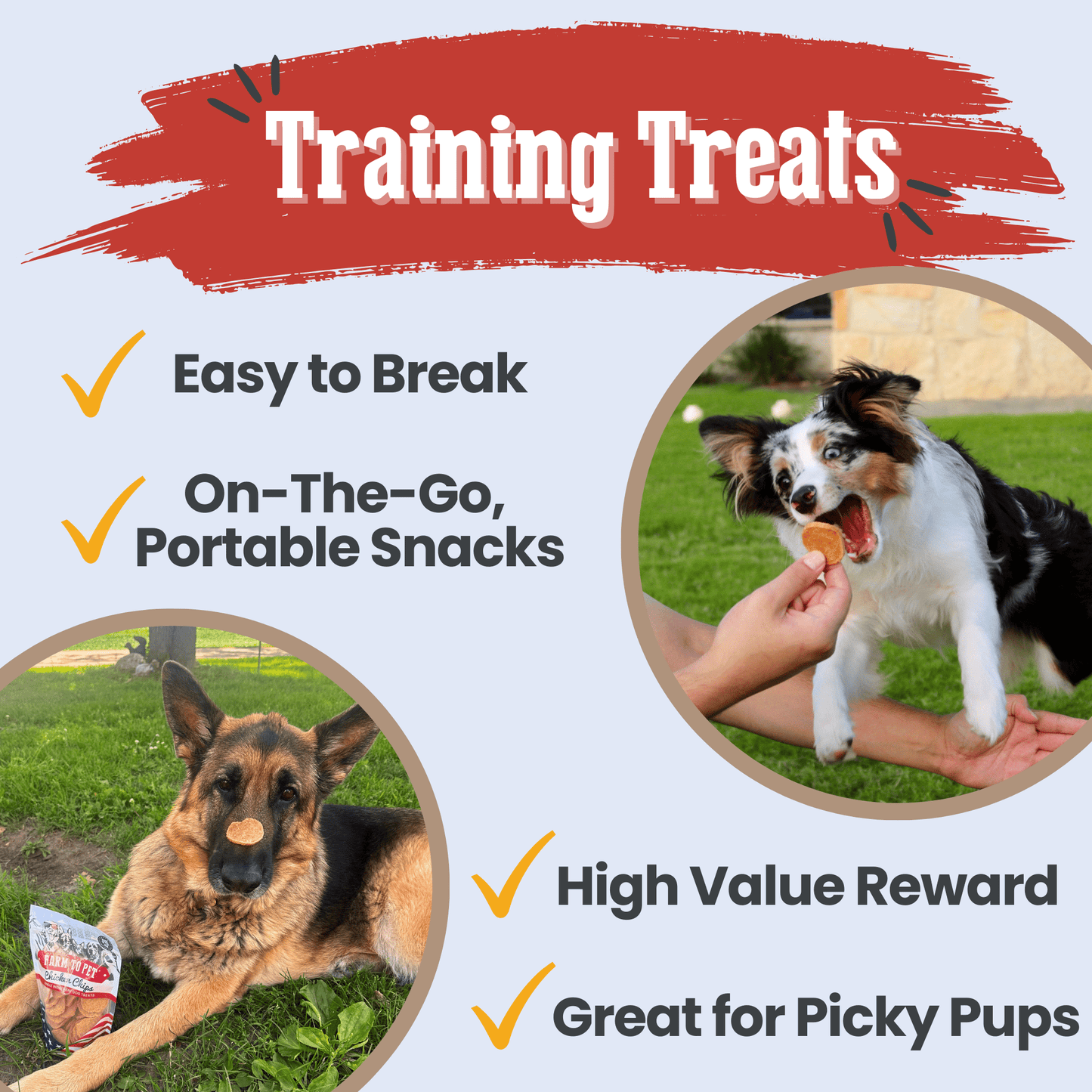 Americana Chicken Chips for Dogs – Single-Ingredient, Human-Grade | Made in USA
