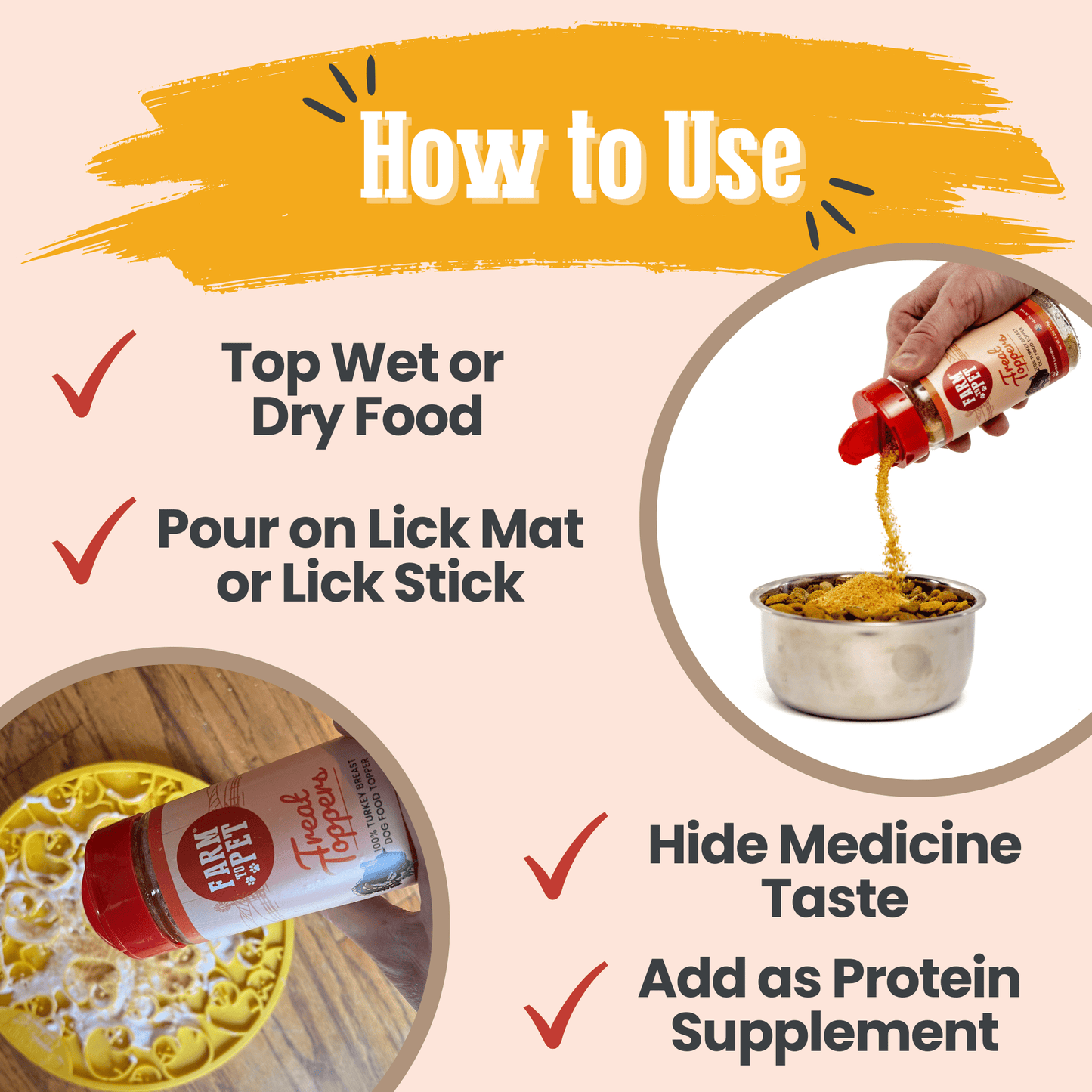 Turkey Dog Food Topper – Single-Ingredient, 85% Protein | Human-Grade | Made in USA