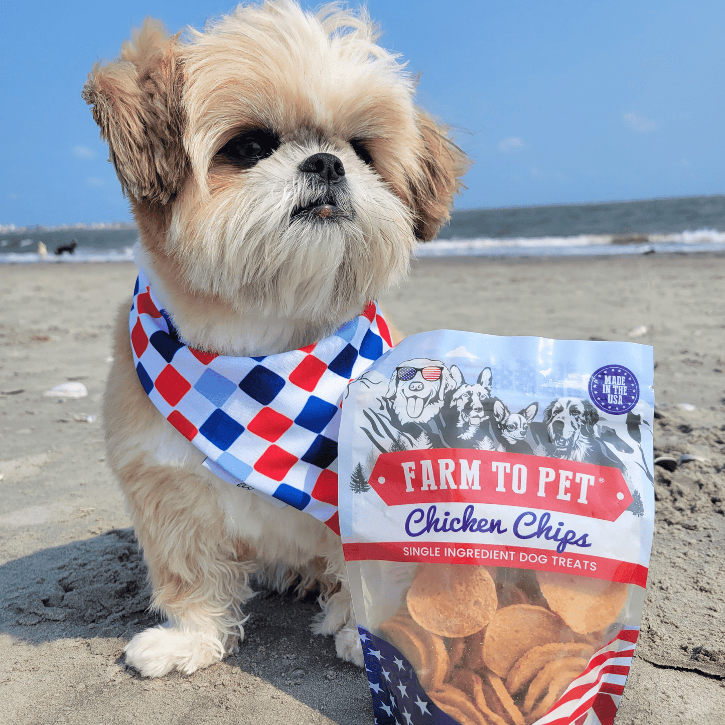 Americana Chicken Chips for Dogs – Single-Ingredient, Human-Grade | Made in USA