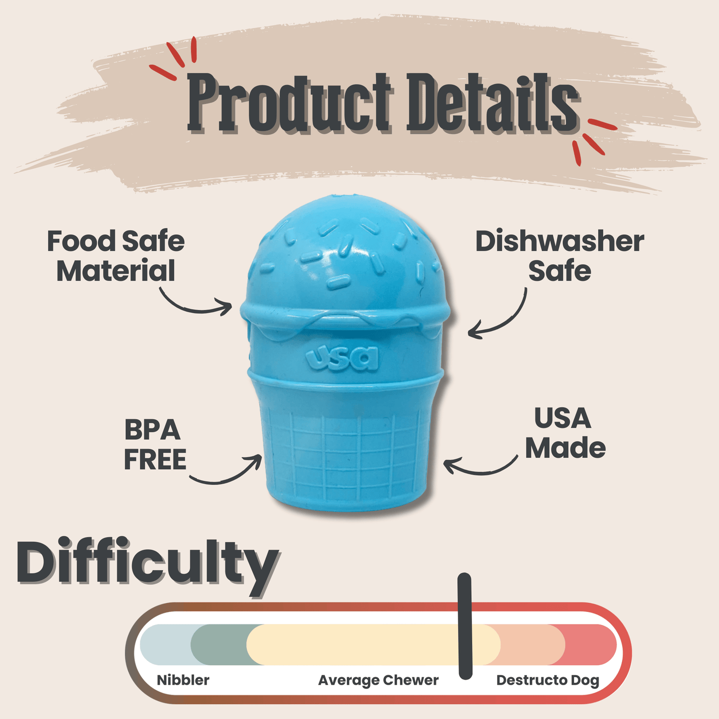 SodaPup Dog Treat Dispensers – Enrichment Feeder | Dishwasher Safe | Made in USA | 6 Styles