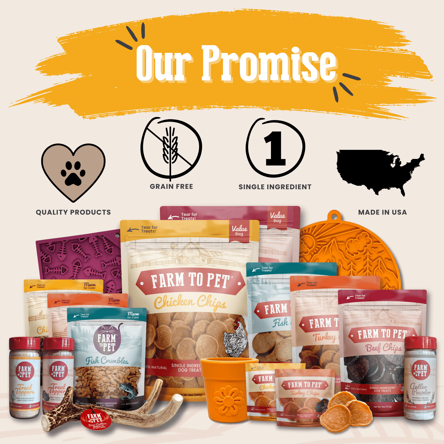 Beef Dog Food Topper – Single-Ingredient, 56% Protein | Human-Grade | Made in USA