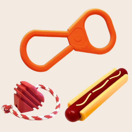 SodaPup Dog Tug & Chew Toys – Durable, Non-Toxic | Made in USA | 3 Styles