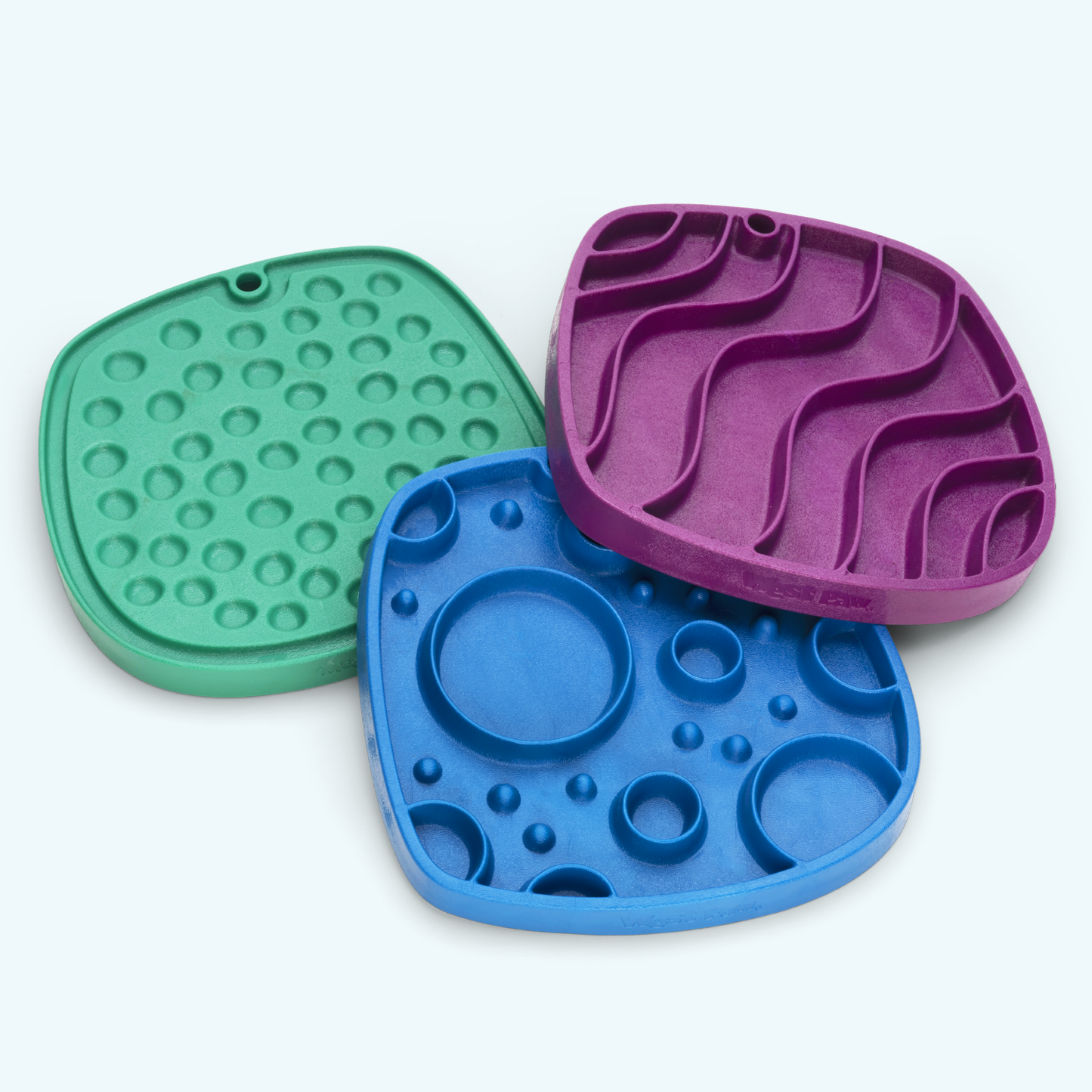 West Paw Bubbles Feast Mat – 2-in-1 Slow Feeder & Lick Mat | Made from Recycled Ocean Plastic