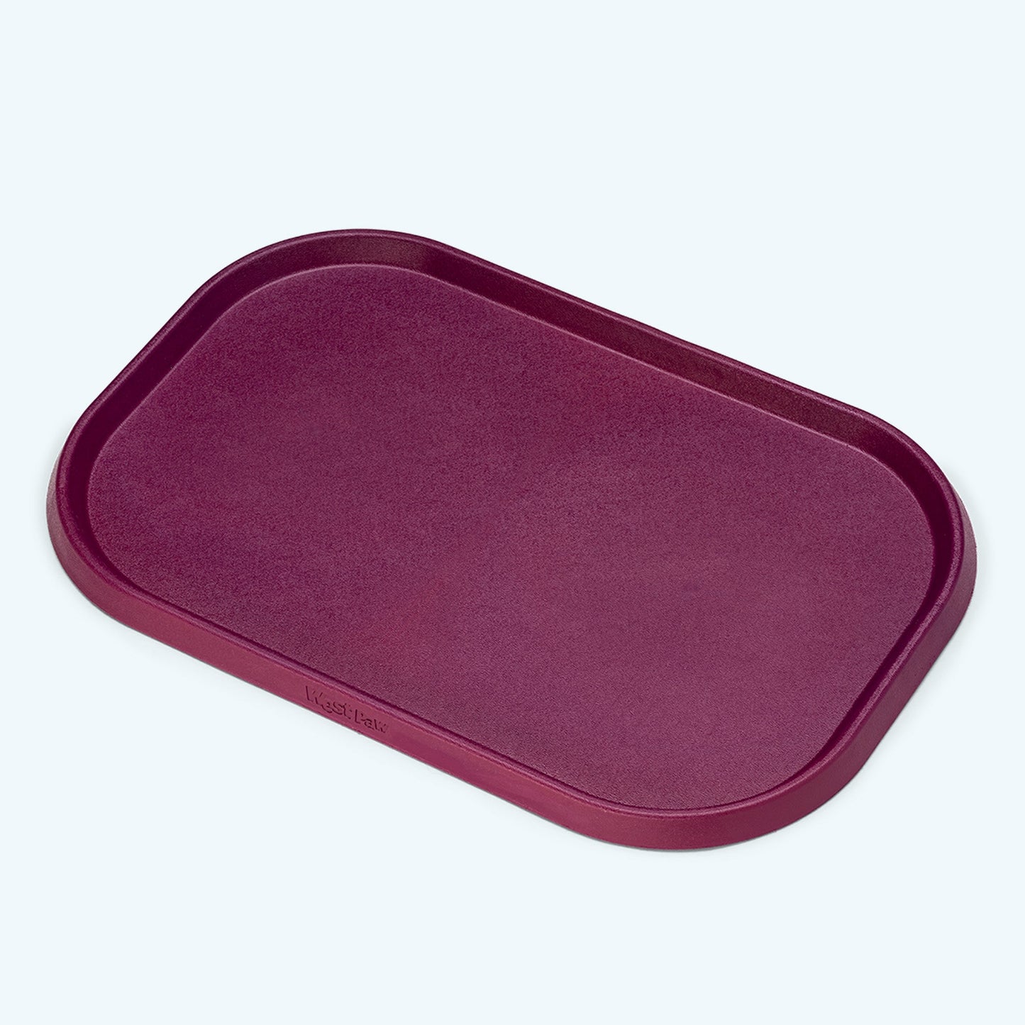 West Paw Non-Slip Dog Feeding Mat – Dishwasher Safe, Eco-Friendly | Raised Edges | 4 Colors