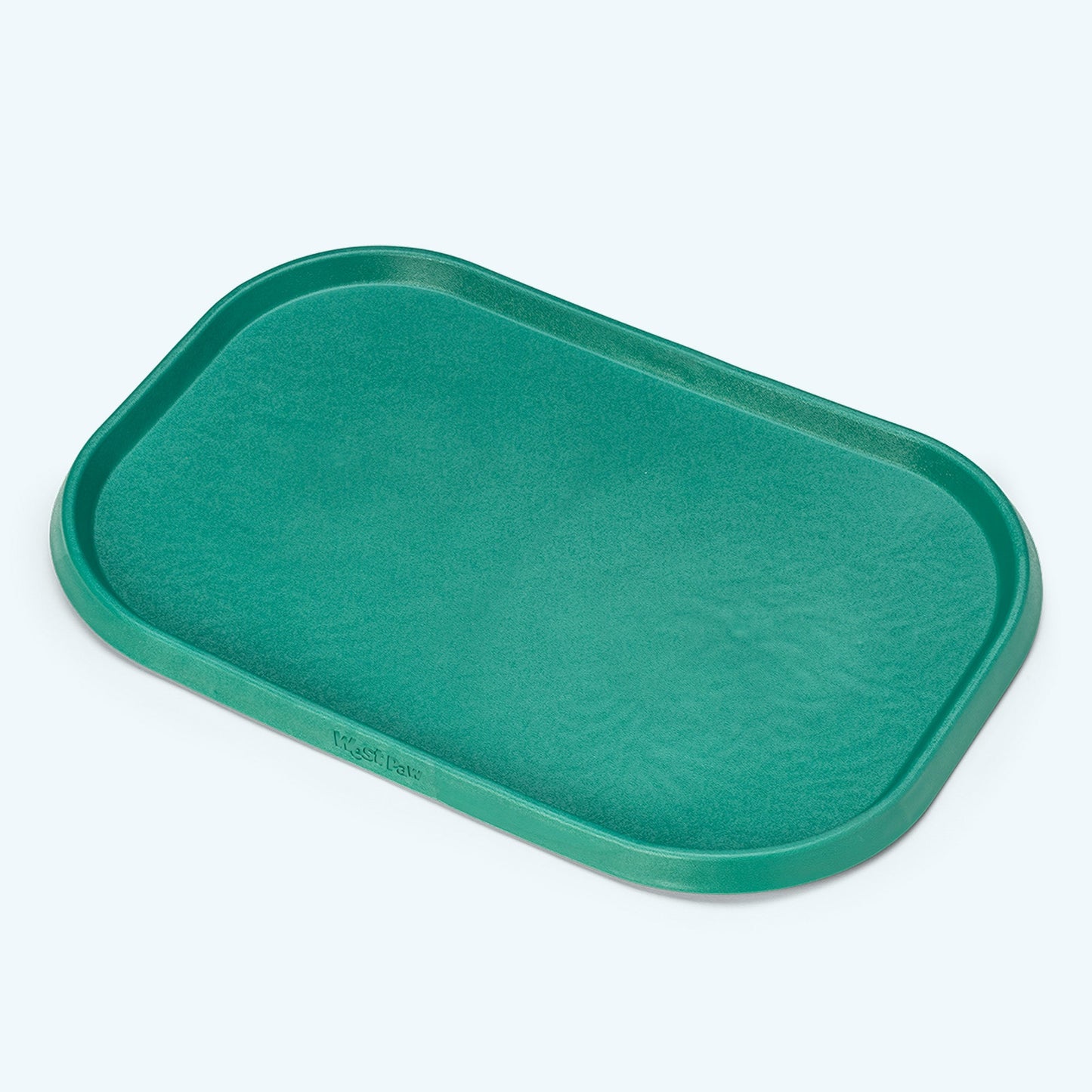 West Paw Non-Slip Dog Feeding Mat – Dishwasher Safe, Eco-Friendly | Raised Edges | 4 Colors
