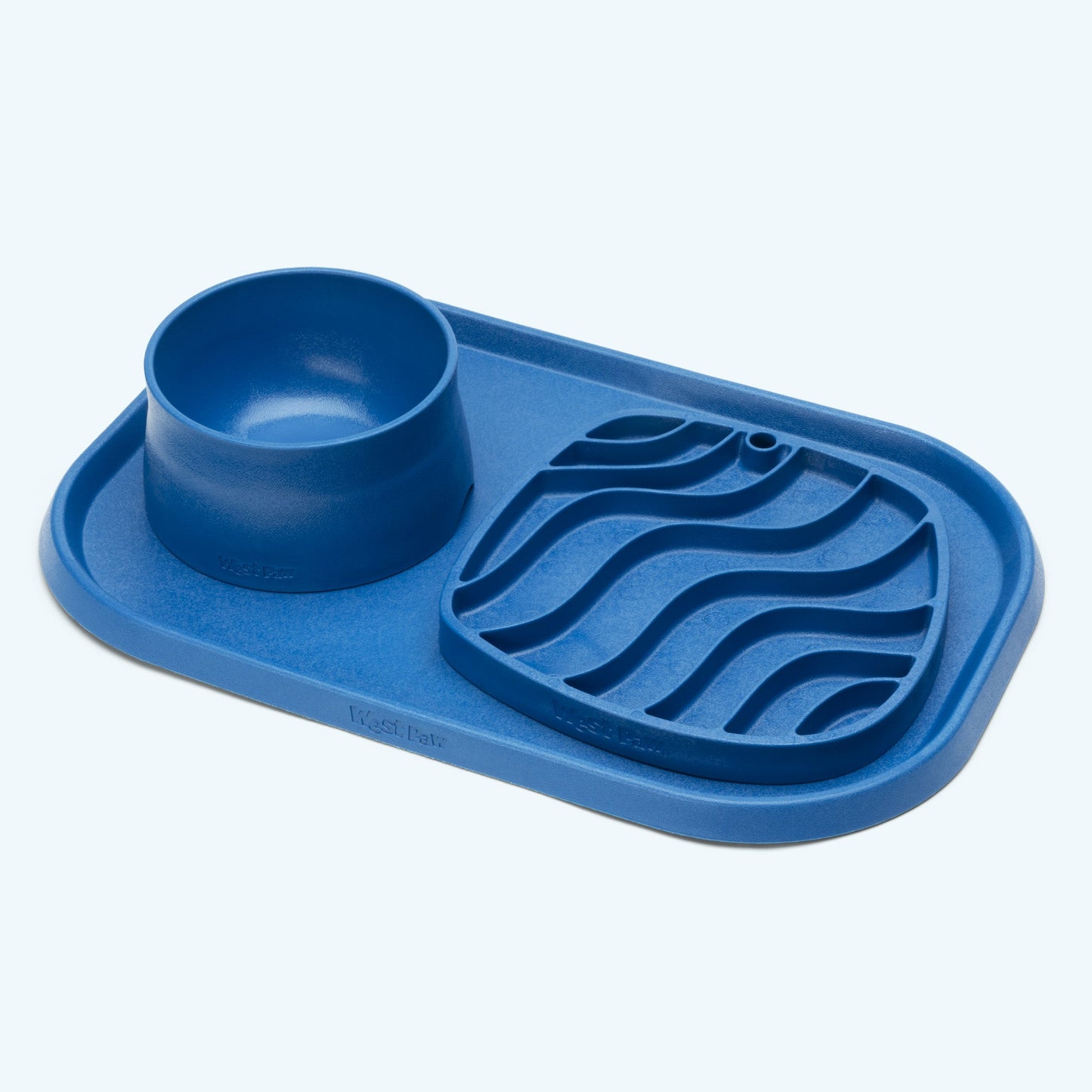 West Paw Non-Slip Dog Bowl – Quiet, Less-Mess Feeding | Seaflex® Recycled Ocean Plastic | 4 Colors