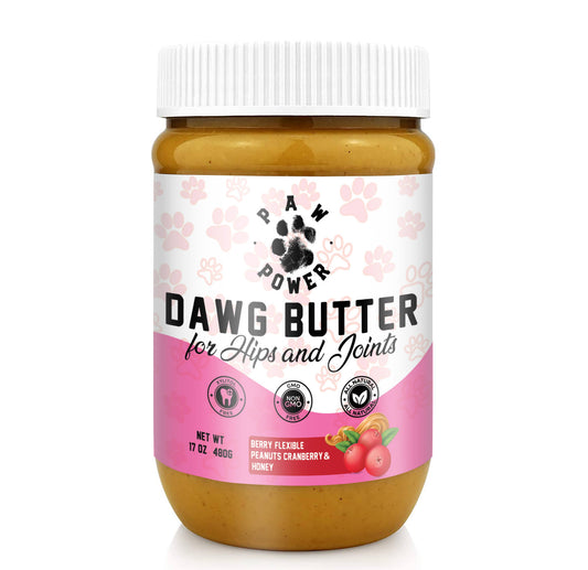 Dawg Butter Berry Flexible – Hip & Joint Support Peanut Butter for Dogs