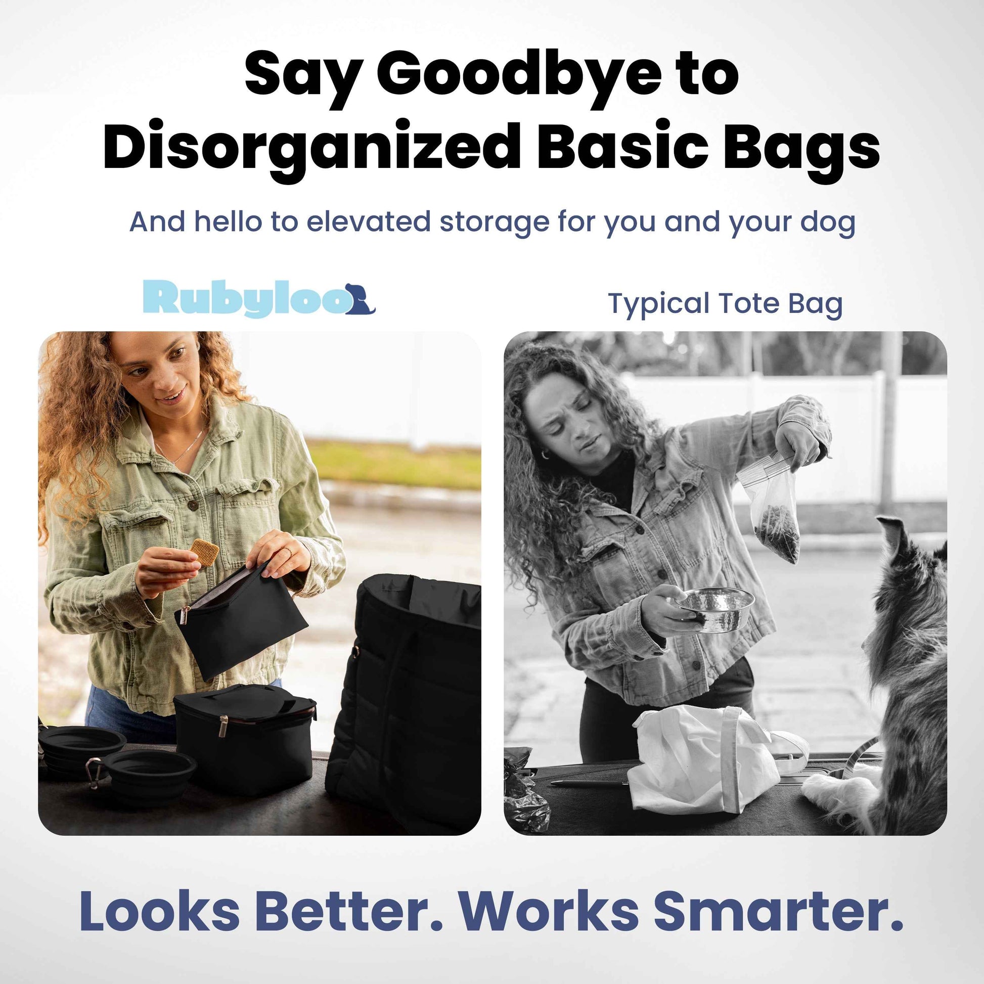 Puffer Dog Travel Bag for Dog Moms