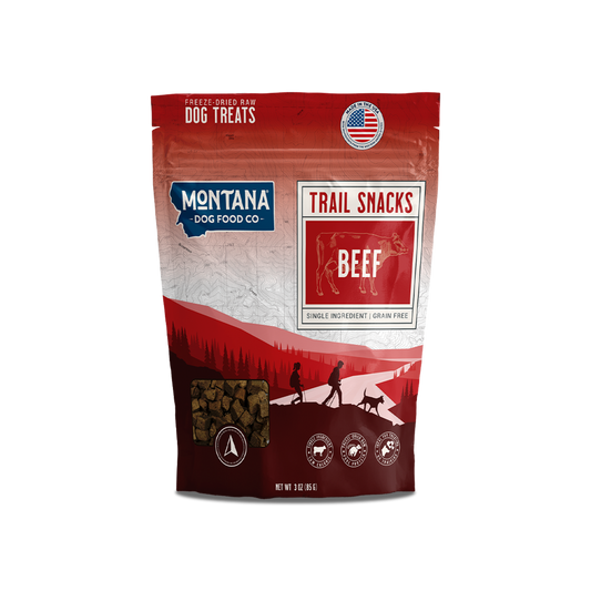 Freeze-Dried Beef Heart Dog Treats – Raw, Single Ingredient, 3oz